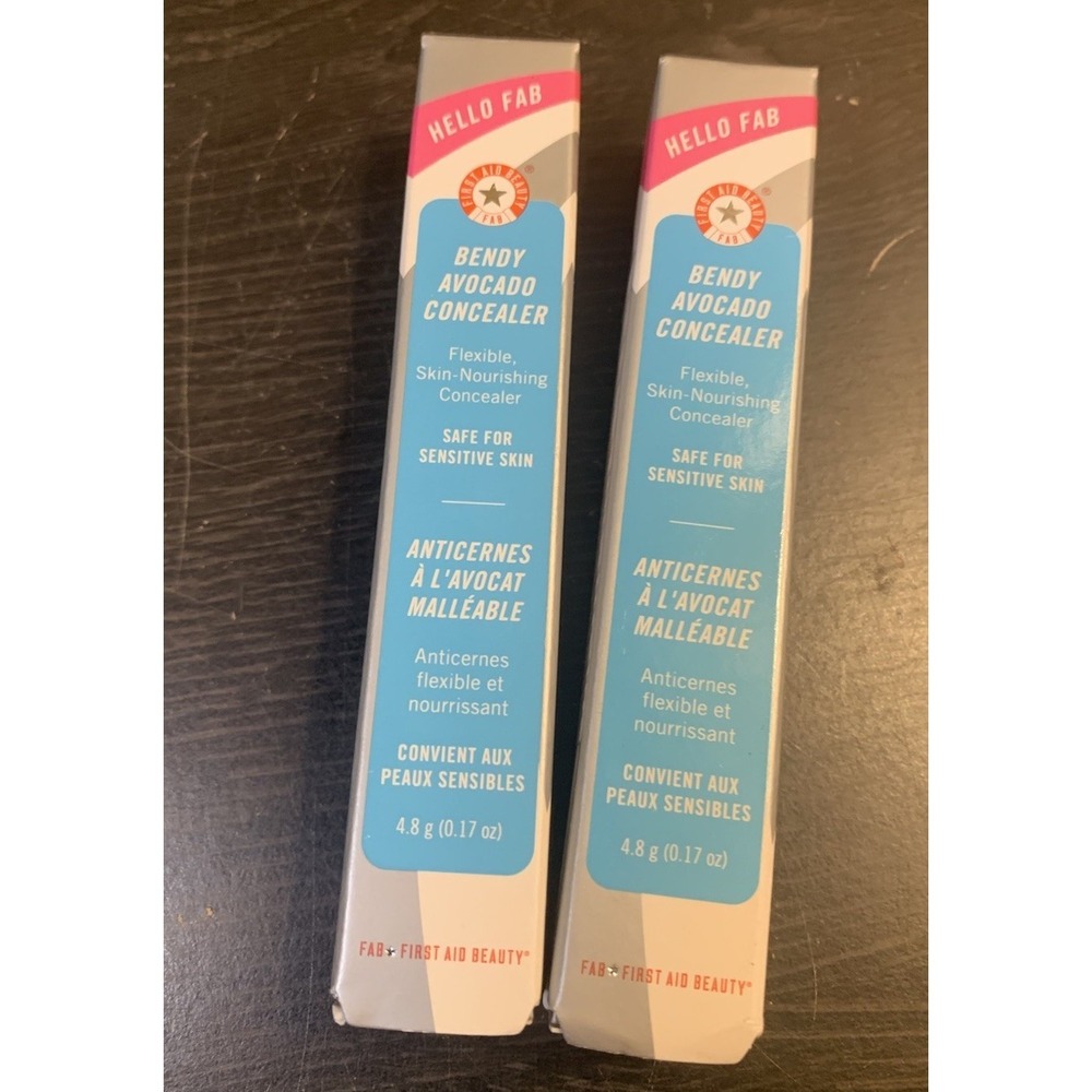 Hello Fab Bendy Avocado Concealer 4.8g/ 0.17oz Set Of Two 3- Light